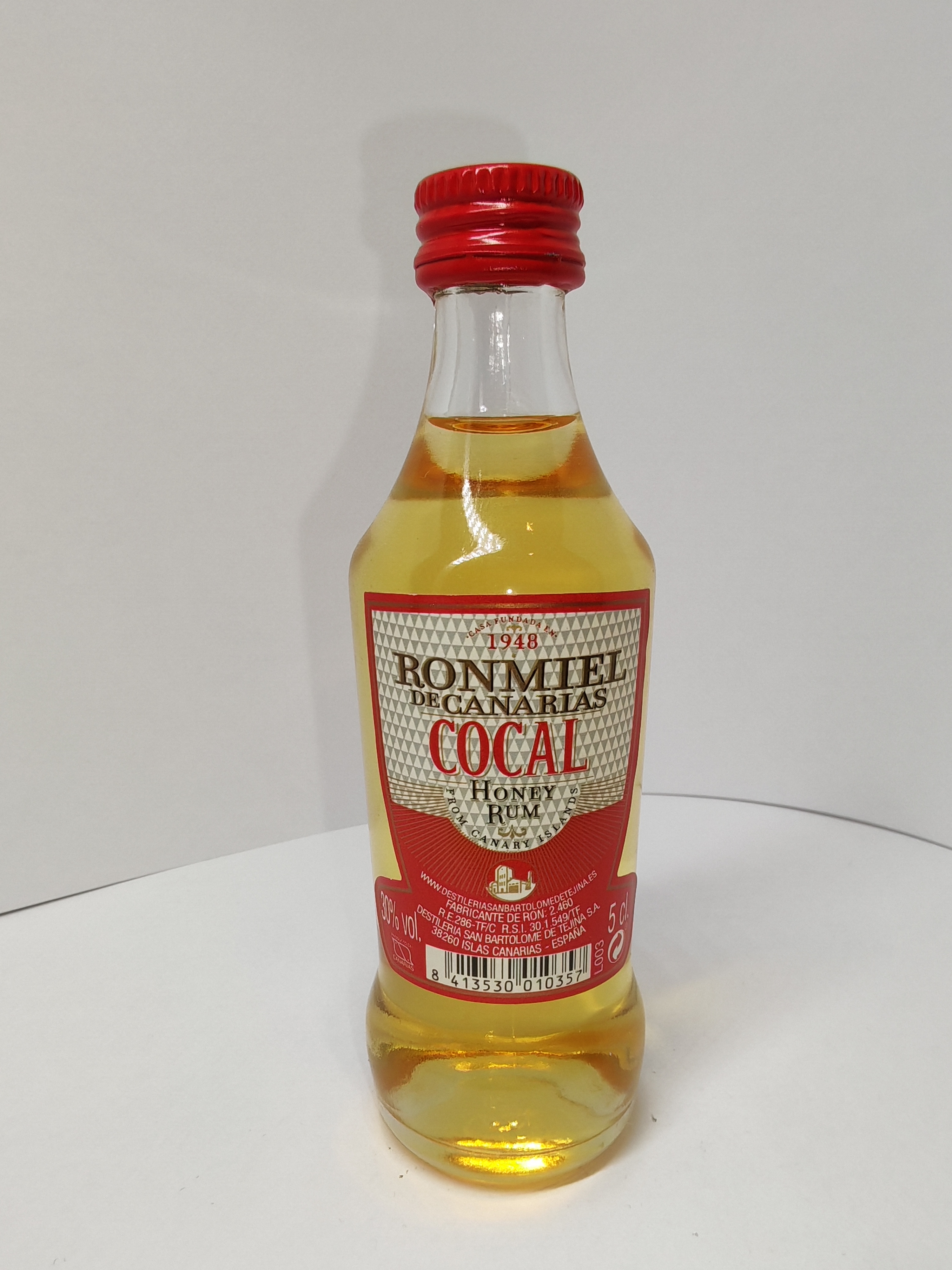 RONMIEL DE CANARIAS COCAL Honey Rum