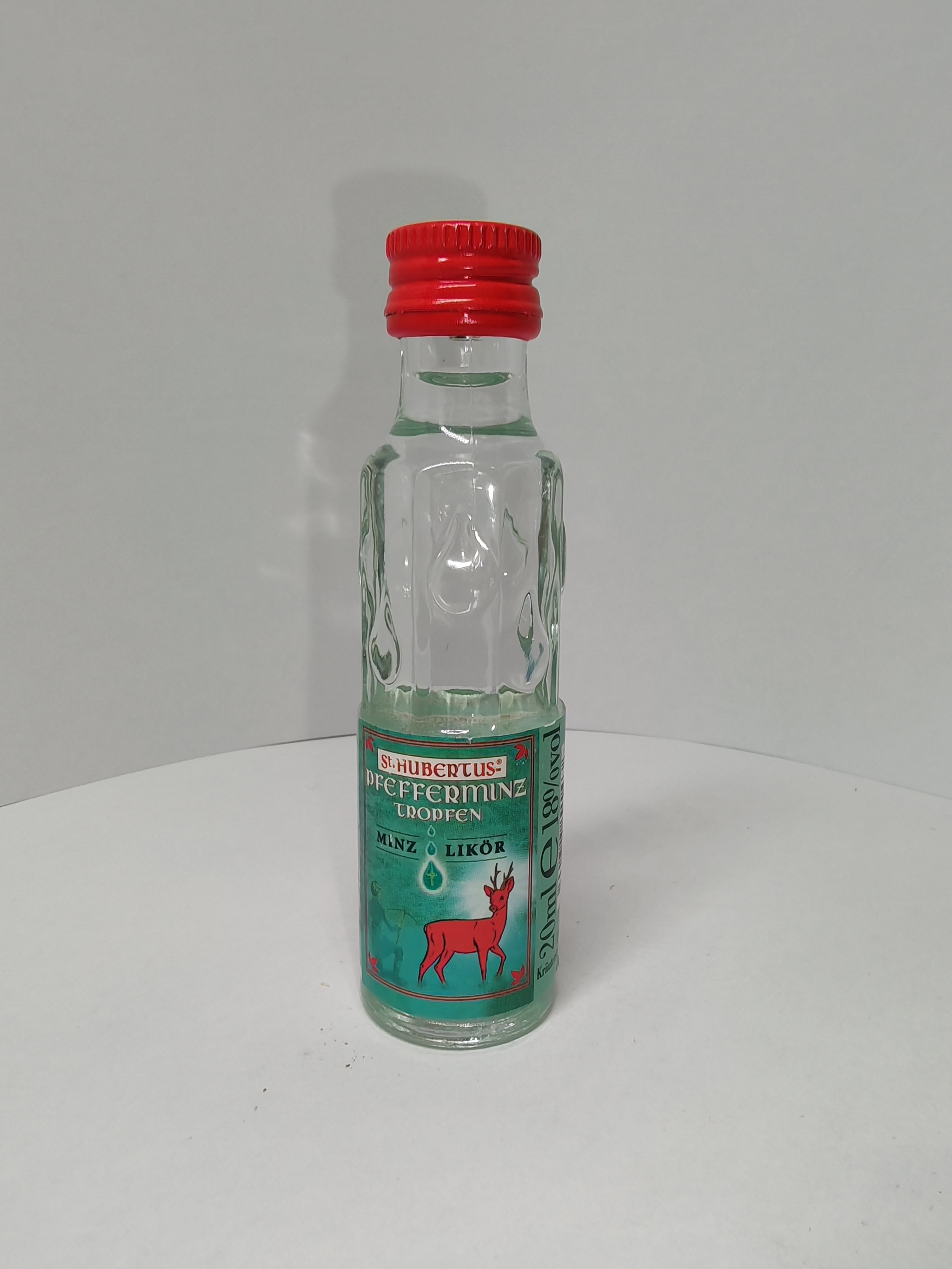 St. Hubertus Pfefferminz Tropfen Minz Likör