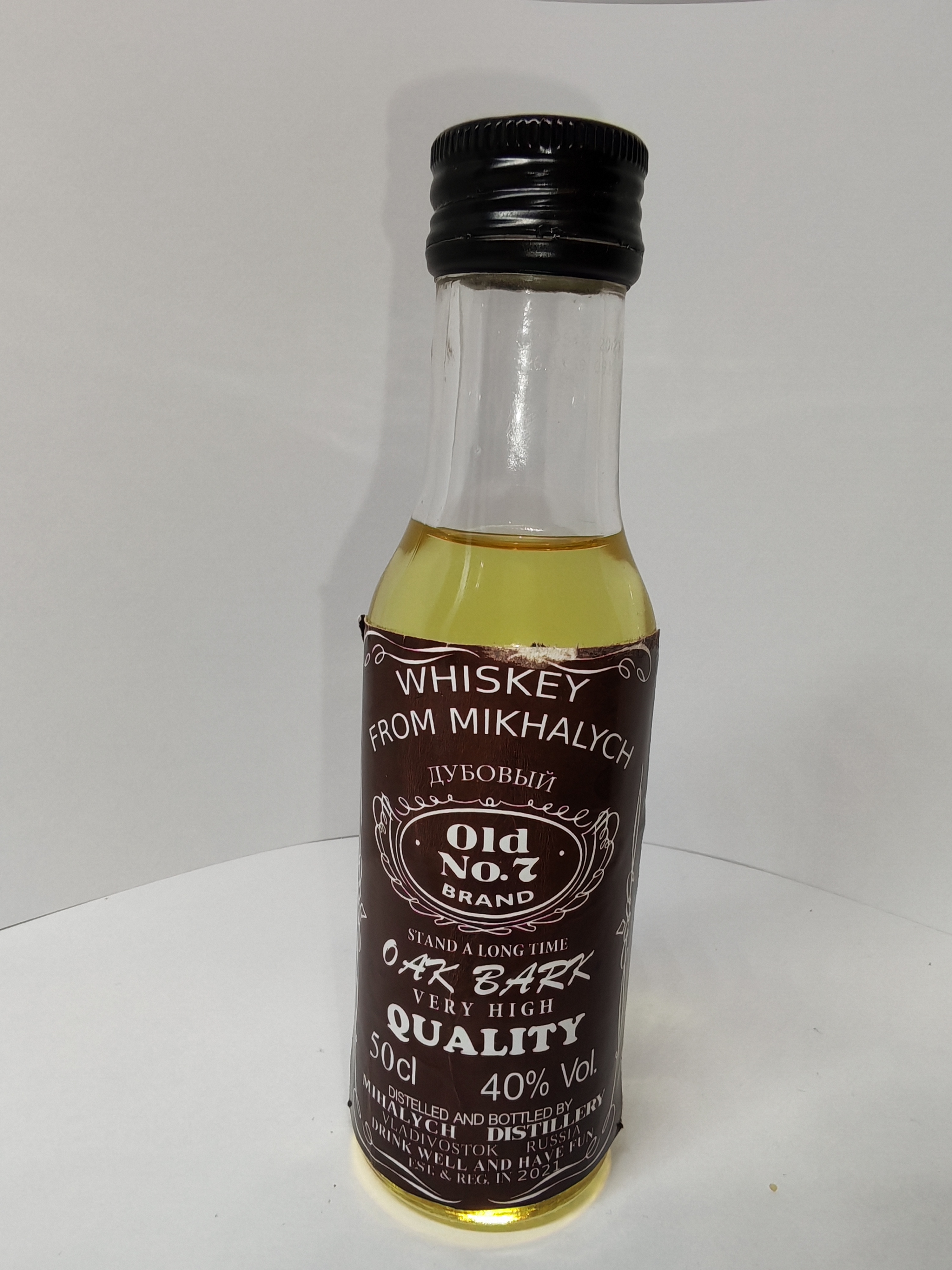 Old No.7 Brand Oak Bark Whiskey from Mikhalych