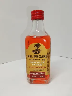 FELIPEGARI CRANBERRY WINE QUEEN'S ELIXIR DISTILLED